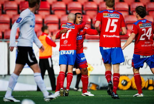 Alvaro Santos, Helsingborg, jubel