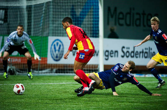 Yussuf Saleh, Syrianska, i matchens sista anfall som leder
