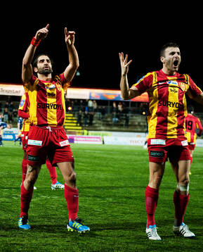 Abgar Barsom och Sharbel Touma, Syrianska, jubel