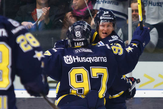 Oscar Sundh och Per Ledin, HV71 (Jubel)