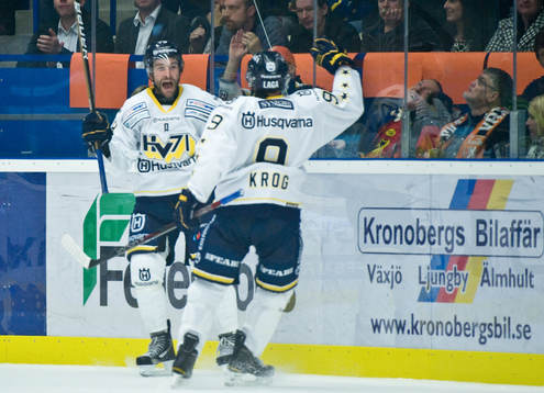 Johan Lidström, jubel, HV71
