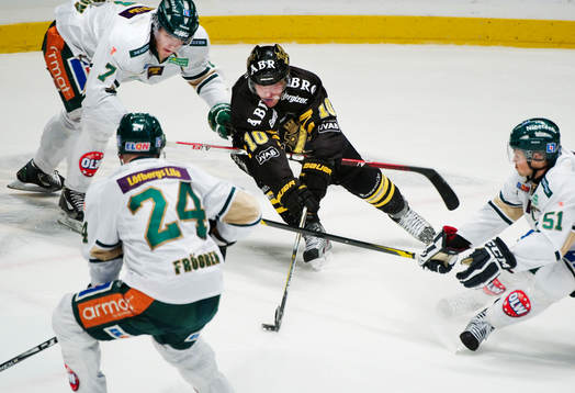 Oscar Klefbom, Jonas Frögren och Rickard Wallin,