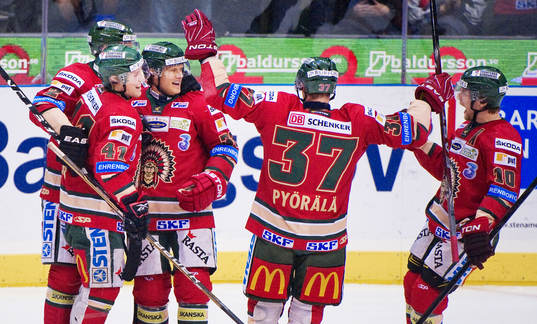 Patrick von Gunten, Frölunda, jubel