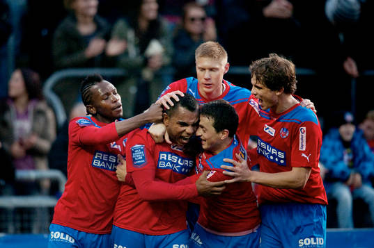 Alvaro Santos, Ardian Gashi, Helsingborg, jubel