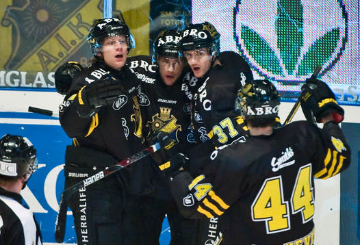 Måljubel AIK, Richard Gynge, Robert Rosén och Stefan