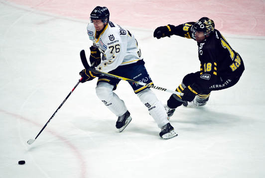 Johan Davidsson, HV71 och Kent McDonell, AIK