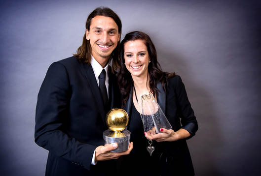 Zlatan Ibrahimovic, Guldbollen, Lotta Schelin, Diamantbollen