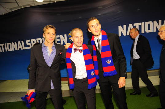 Erik Edman, Christoffer Andersson och Alexander gerndt,