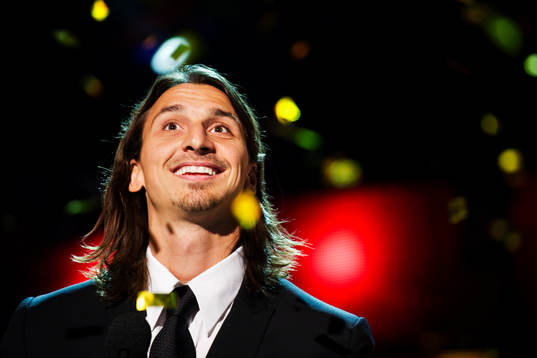 Vinnaren av Guldbollen 2011: Zlatan Ibrahimovic, AC Milan