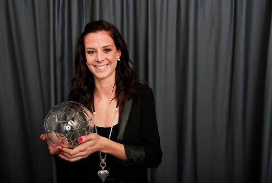 Vinnare av Årets forward, dam: Lotta Schelin, Lyon