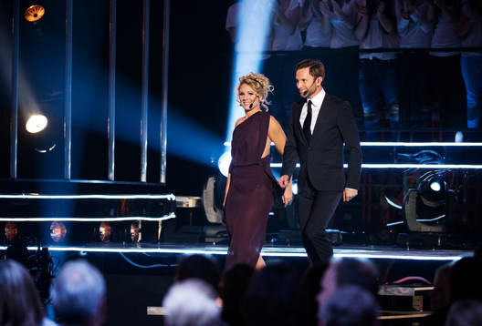 Programledarparet Anna Brolin och Peter Jihde