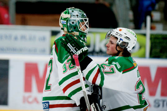 Jonas Fransson, målvakt, Simon Olsson, Rögle , depp