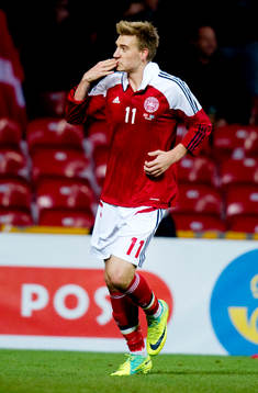 Niklas Bendtner, Danmark jubel