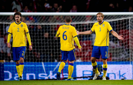 Mikael Lustig, Emir Bajrami, Olof Mellberg, Sverige depp
