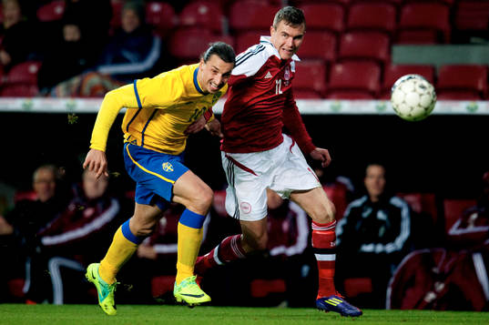 Zlatan Ibrahimovic, Sverige, Andreas Bjelland, Danmark