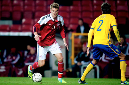 Niklas Bendtner, Danmark, Mikael Lustig, Sverige