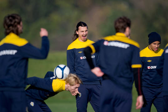 Zlatan Ibrahimovic, Sverige, är lite trött på dagens