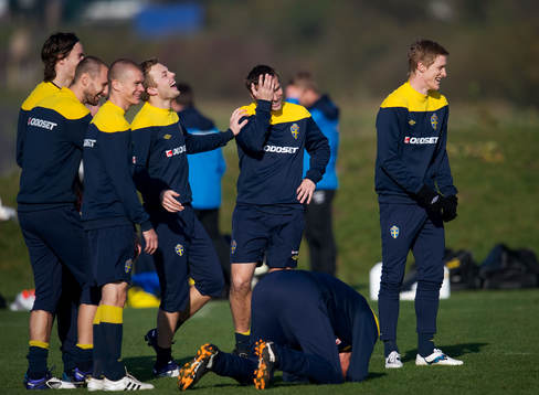 Sebastian Larsson, Anders Svensson, Rasmus Elm mfl