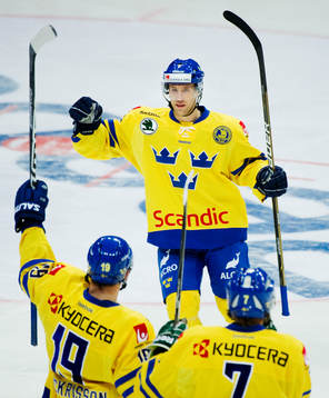 Martin Thörnberg, Sverige, jubel
