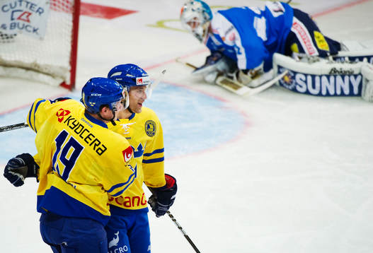 Patrik Zackrisson och Martin Thörnberg, Sverige, jubel