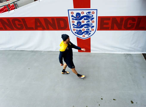 Daneil Majstorovic lämnar Wembley Stadium