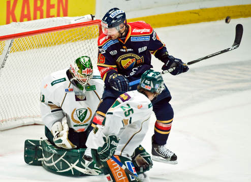 Cristopher Nihlstorp, målvakt, Färjestad och Jimmie