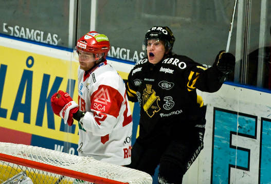 Martin Röymark, Timrå, depp och Richard Gynge, AIK, jubel