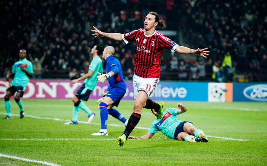 Zlatan Ibrahimovic, AC Milan, jubel