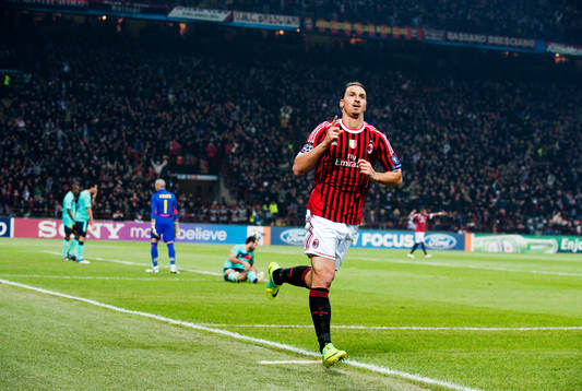 Zlatan Ibrahimovic, AC Milan, jubel