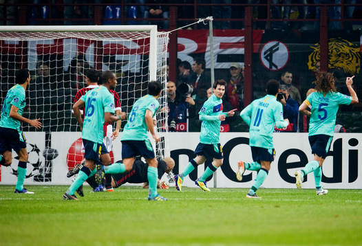 Lionel Messi, Barcelona, jubel