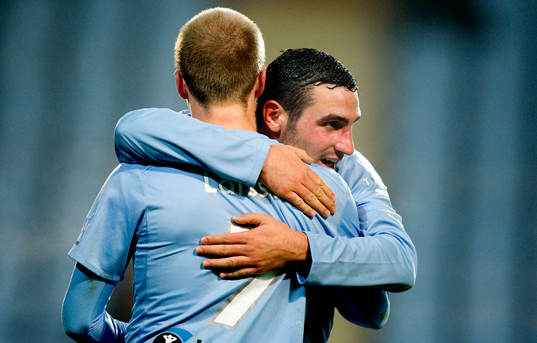 Alexander Nilsson, Daniel Larsson, Malmö FF jubel