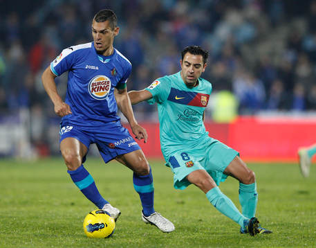 Casquero, Getafe och Xavi Hernandez, Barcelona