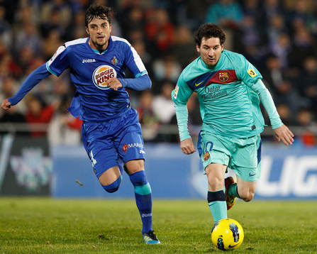 Michel, Getafe och Lionel Messi, Barcelona