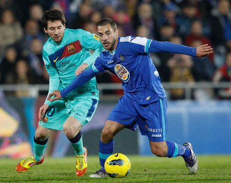Lionel Messi, Barcelona och Lacen, Getafe