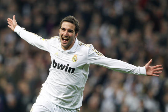 Gonzalo Higuain, Real, jubel