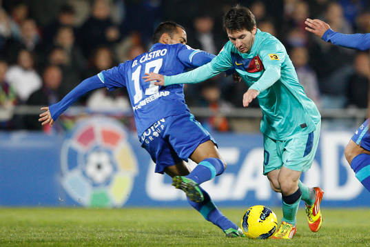 Diego Castro, Getafe och Lionel Messi, Barcelona