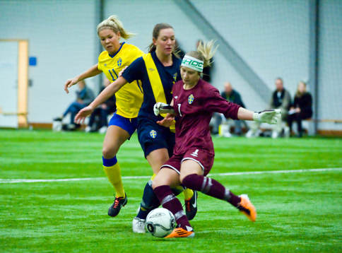 Nina Jakobsson, Gula, Mimmi, Blåa och Louise Högrell,