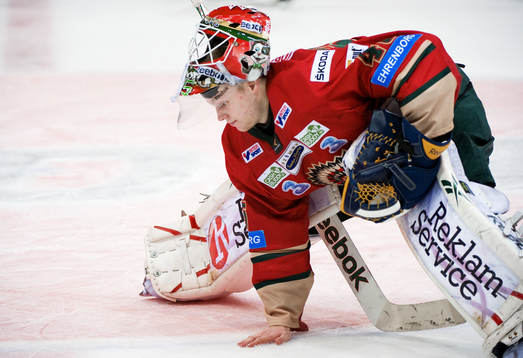 Magnus Hellberg, målvakt, Frölunda klappar isen