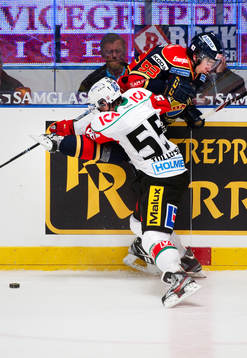 Ole Kristian Tollefsen, Modo, tacklar Mika Zibanejad,