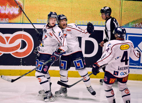 Carl Söderberg och Andreas Jämtin, Linköping, jubel