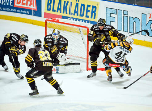Oscar Ahlström, Viktor Fast, målvakt och Patrik Nemeth,