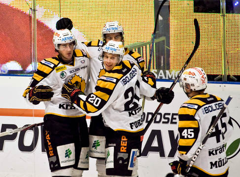George Holloway och Erik Forssell, Skellefteå, jubel