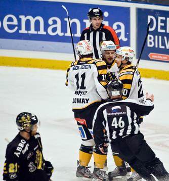 Oscar Möller och Erik Forssell, Skellefteå, jubel