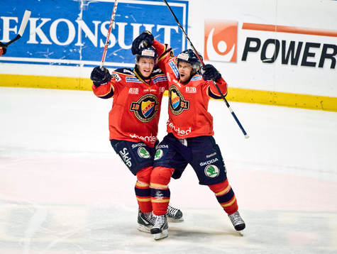 Jonas Almtorp och Mattias Carlsson, Djurgården, jubel