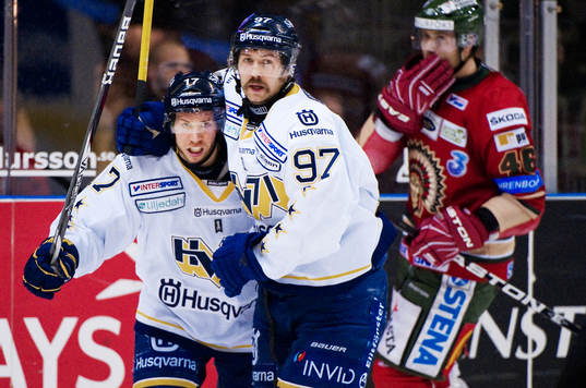 Andreas Falk, Per Ledin, Hv71, jubel