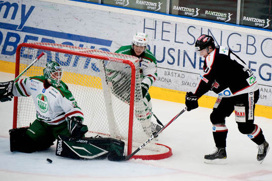 Jonas Fransson, målvakt, Rögle, Robin Alvarez, Malmö