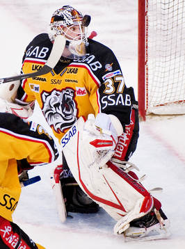 Johan Gustafsson, målvakt, Luleå har inte full koll på