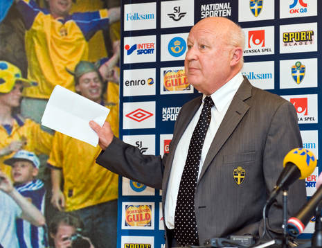 Lars-Åke Lagrell, ordförande, Svenska Fotbollförbundet