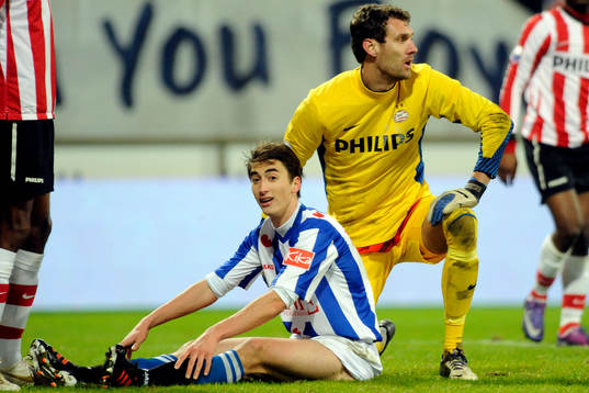 Filip Djuricic, Heerenveen och Andreas Isaksson, målvakt,