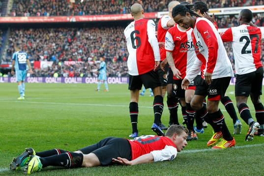 John Guidetti, Feyenoord, jubel
